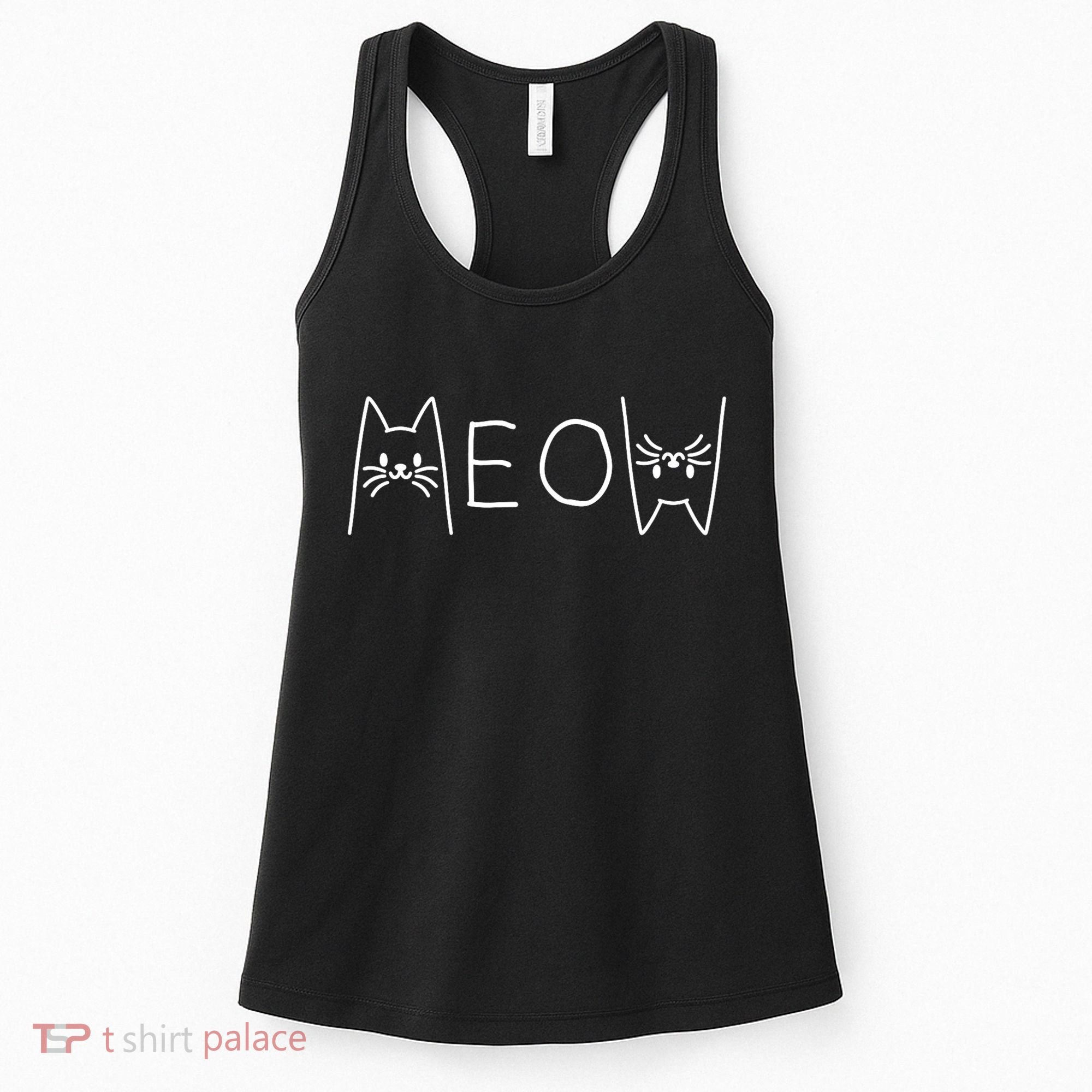 Funny Meow Cat Meow Kitty Cats Meow Women's Tank Top