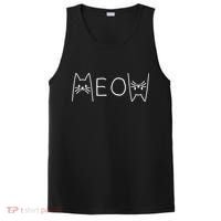 Funny Meow Cat Meow Kitty Cats Meow PosiCharge Competitor Tank thumb 0