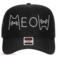 Funny Meow Cat Meow Kitty Cats Meow Hat thumb 0