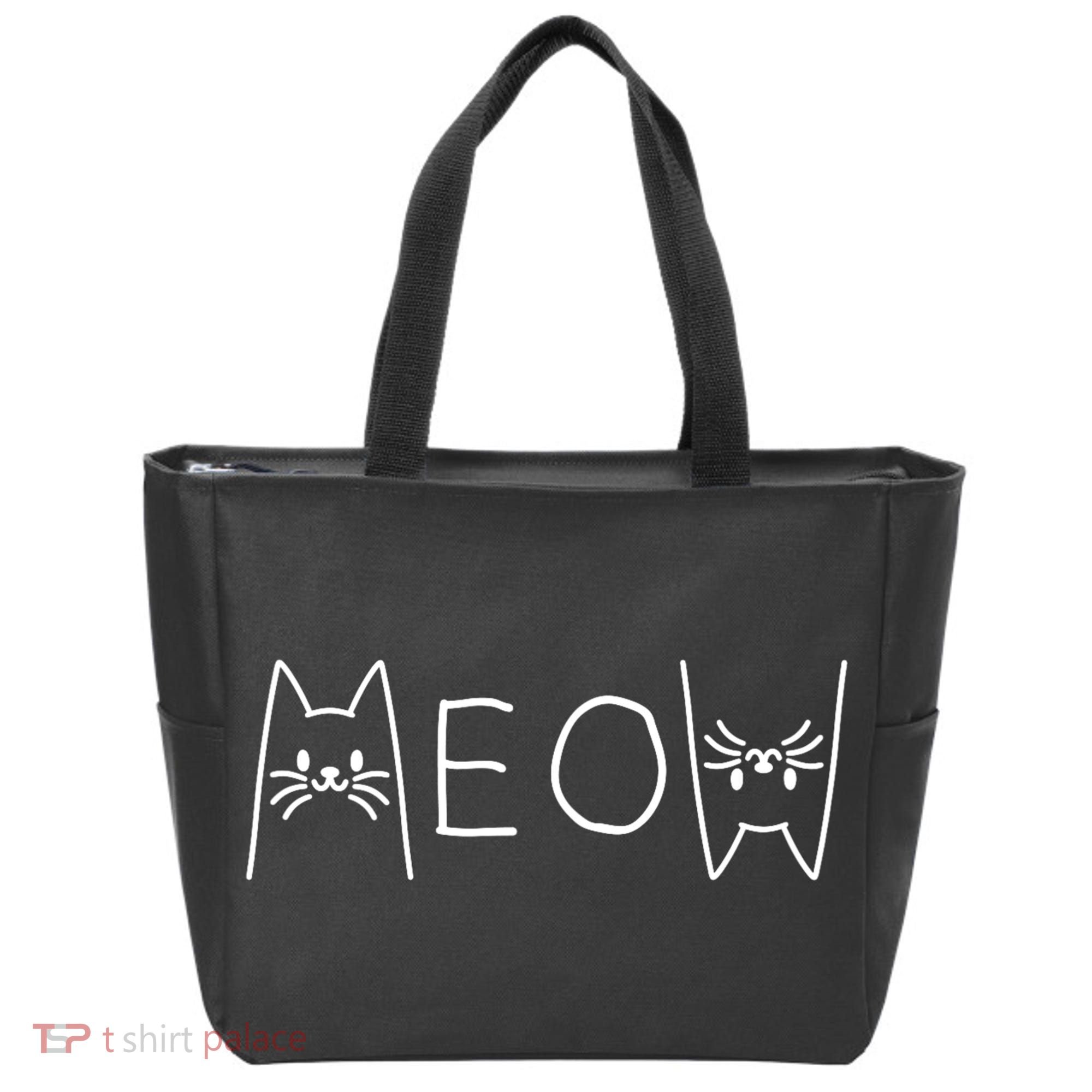 Funny Meow Cat Meow Kitty Cats Meow Tote Bag