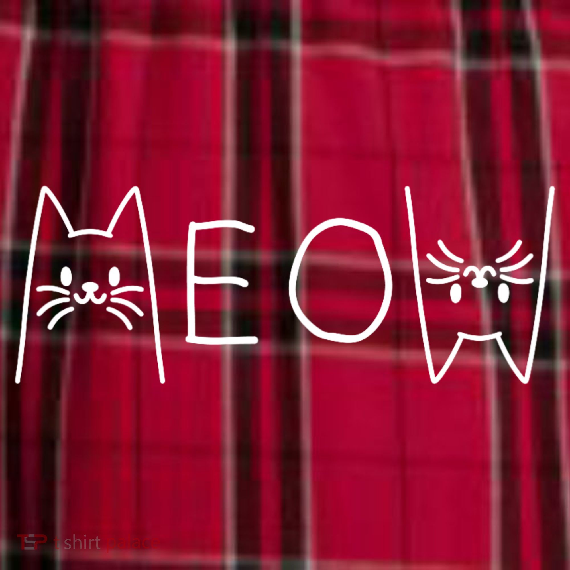 Funny Meow Cat Meow Kitty Cats Meow Men's Flannel Plaid Pajama Pants