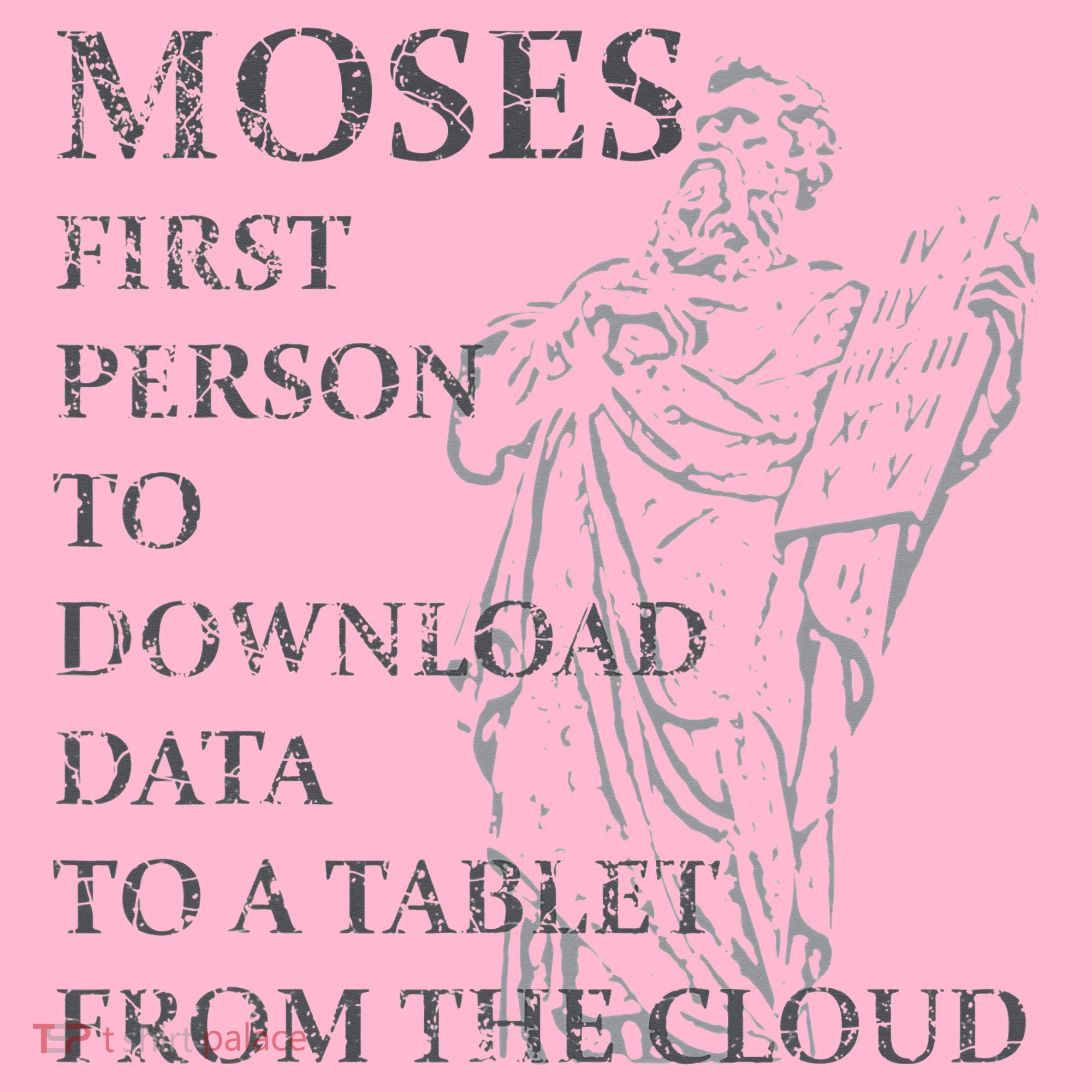 Funny Moses Christian Praise Commandments Humor Coaster