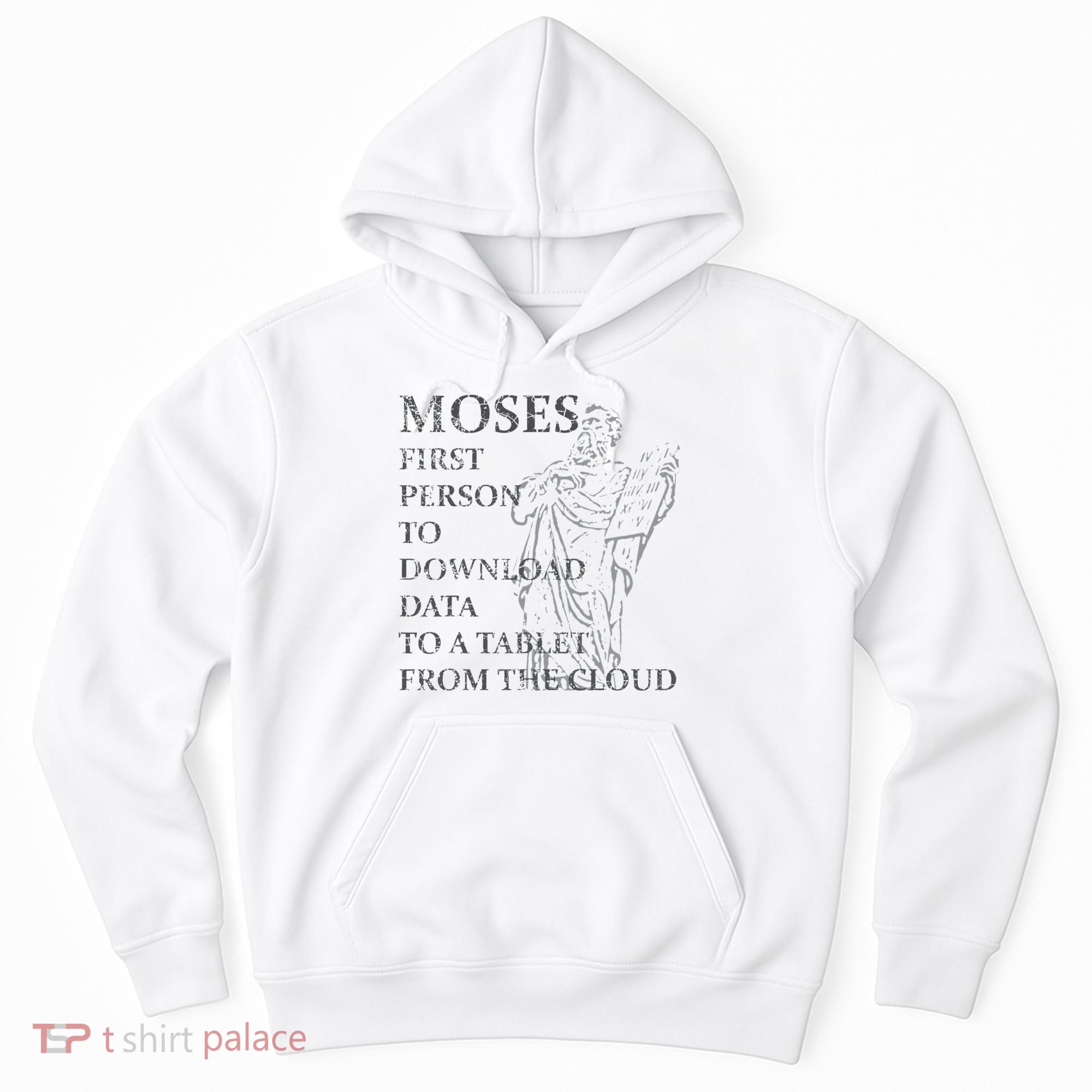 Funny Moses Christian Praise Commandments Humor Hoodie