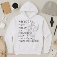 Funny Moses Christian Praise Commandments Humor Hoodie thumb 3