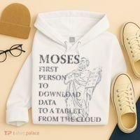 Funny Moses Christian Praise Commandments Humor Hoodie thumb 4