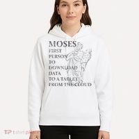 Funny Moses Christian Praise Commandments Humor Hoodie thumb 5
