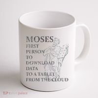 Funny Moses Christian Praise Commandments Humor Coffee Mug thumb 1