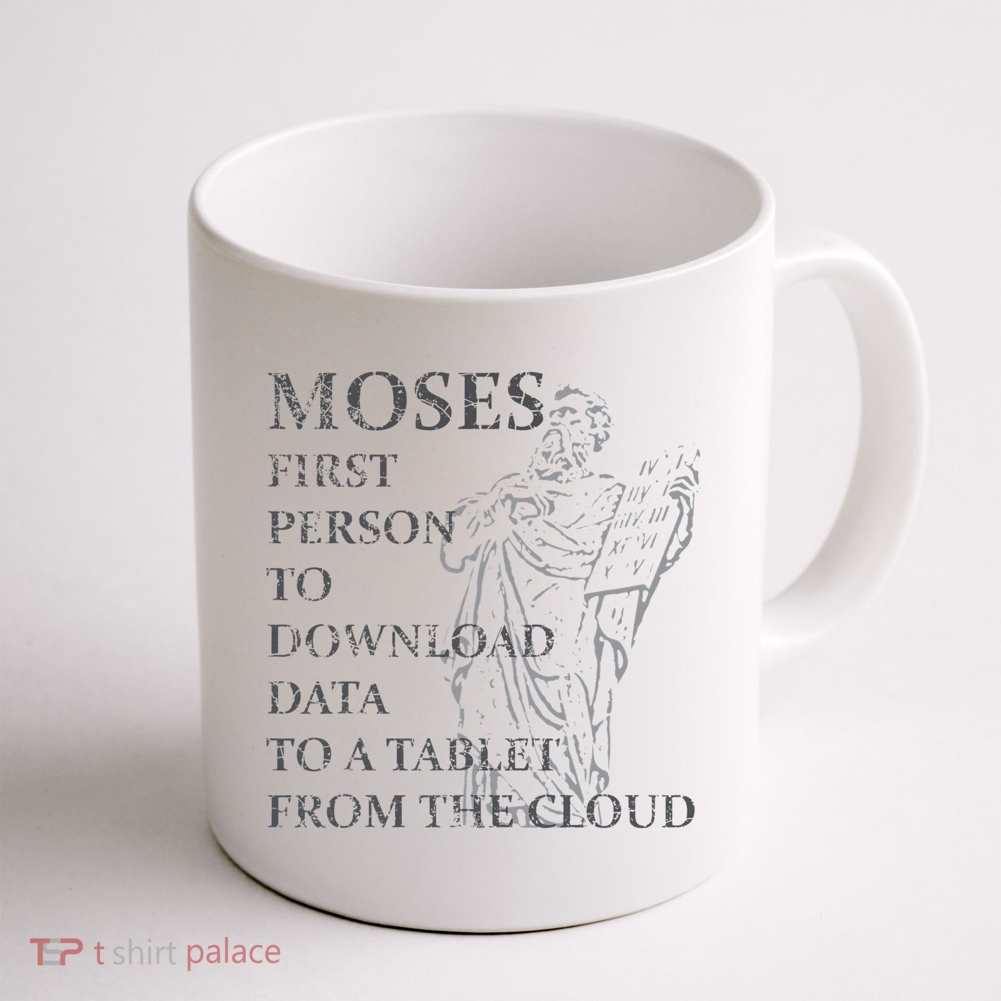 Funny Moses Christian Praise Commandments Humor Coffee Mug