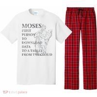 Funny Moses Christian Praise Commandments Humor Pajama Set thumb 0