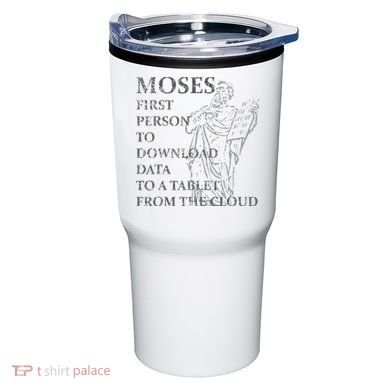 Funny Moses Christian Praise Commandments Humor Tumbler
