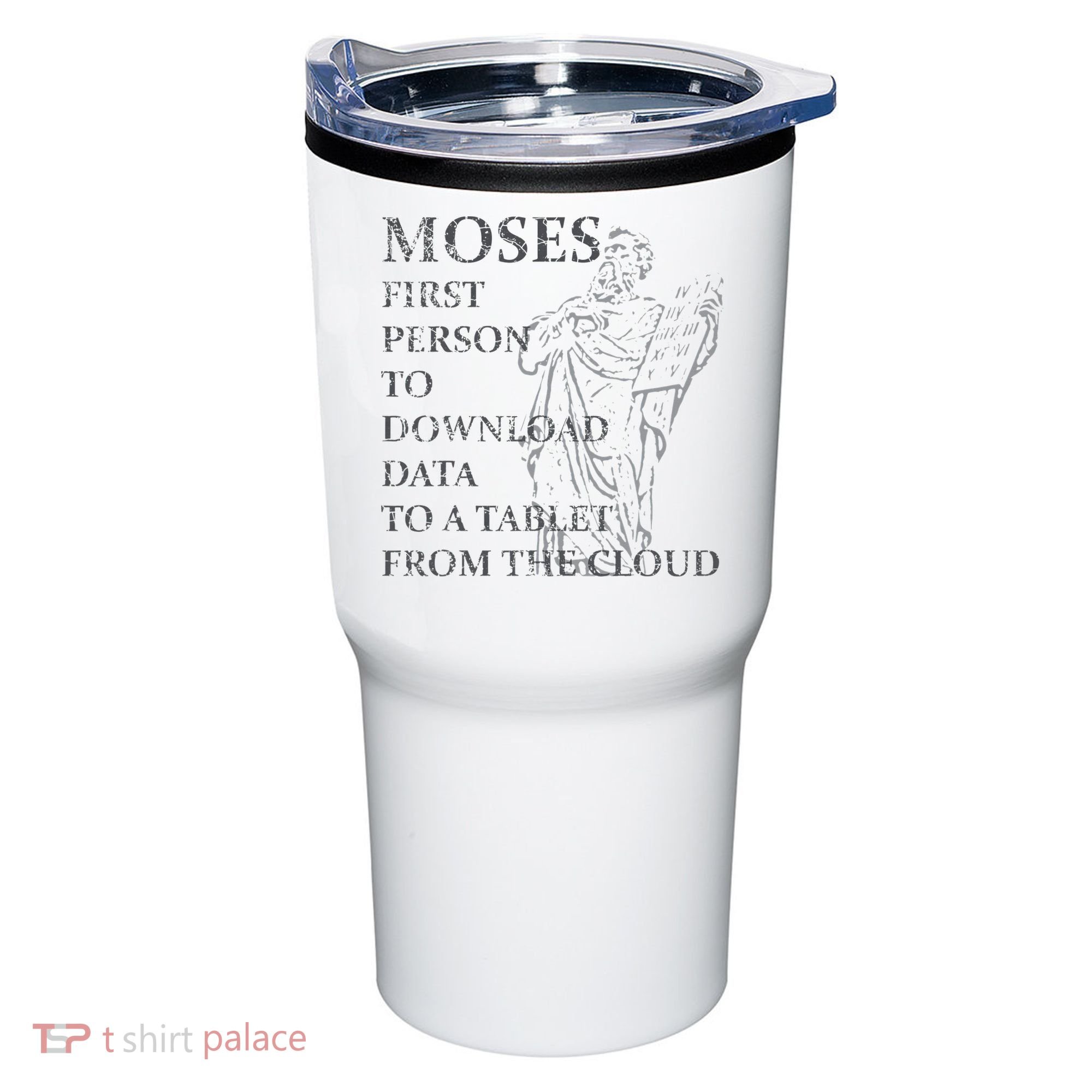 Funny Moses Christian Praise Commandments Humor Tumbler