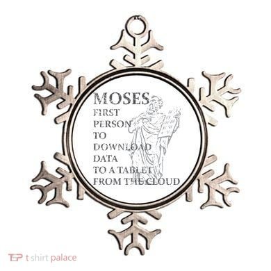 Funny Moses Christian Praise Commandments Humor Ornament