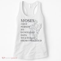 Funny Moses Christian Praise Commandments Humor Women's Tank Top thumb 0