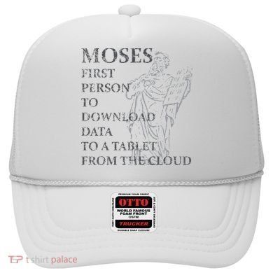 Funny Moses Christian Praise Commandments Humor Hat