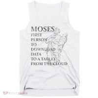 Funny Moses Christian Praise Commandments Humor Tank Top thumb 0