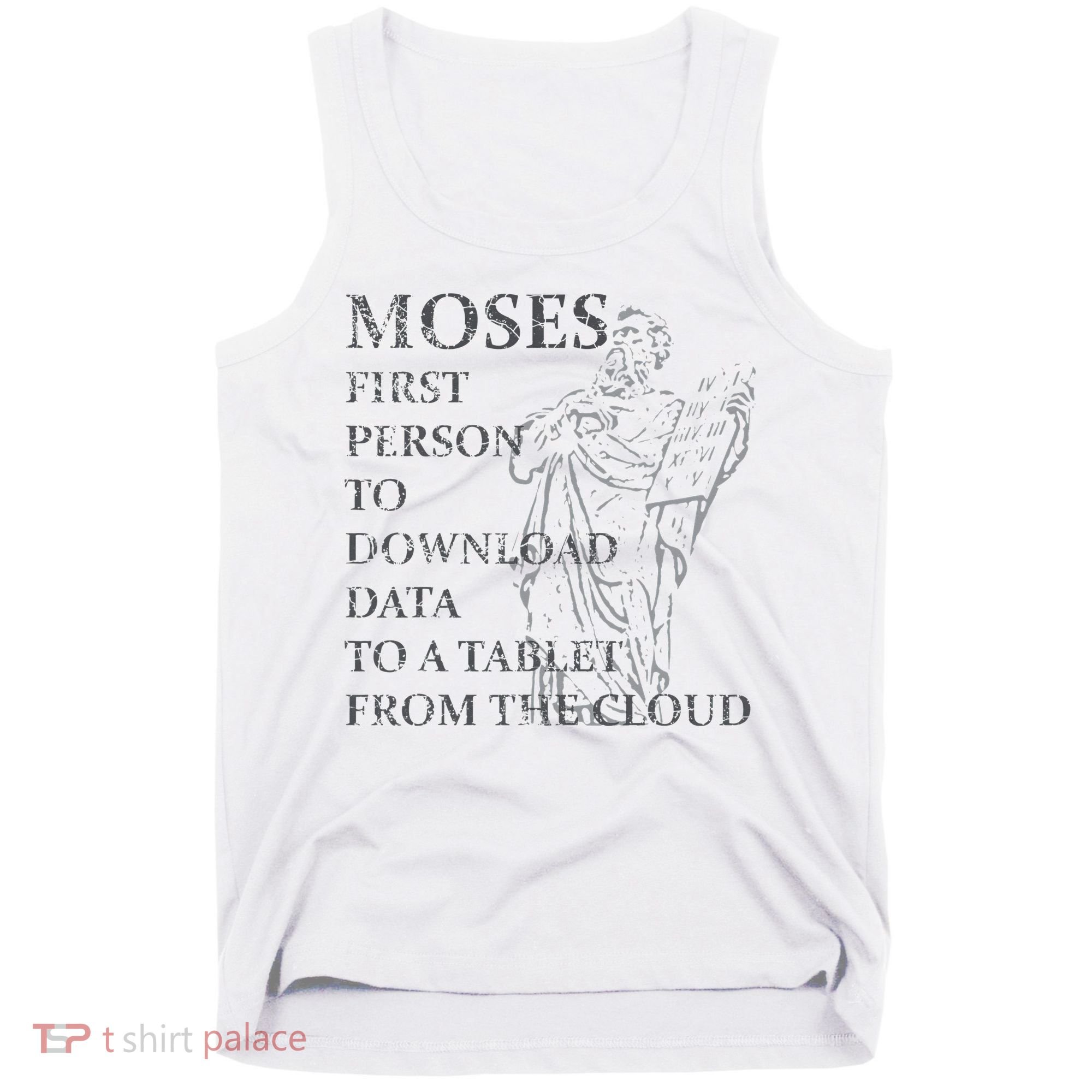 Funny Moses Christian Praise Commandments Humor Tank Top