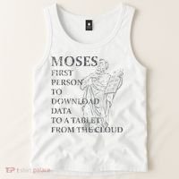 Funny Moses Christian Praise Commandments Humor Tank Top thumb 2