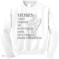 Funny Moses Christian Praise Commandments Humor Kids Sweatshirt thumb 0