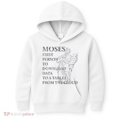 Funny Moses Christian Praise Commandments Humor Kids Hoodie