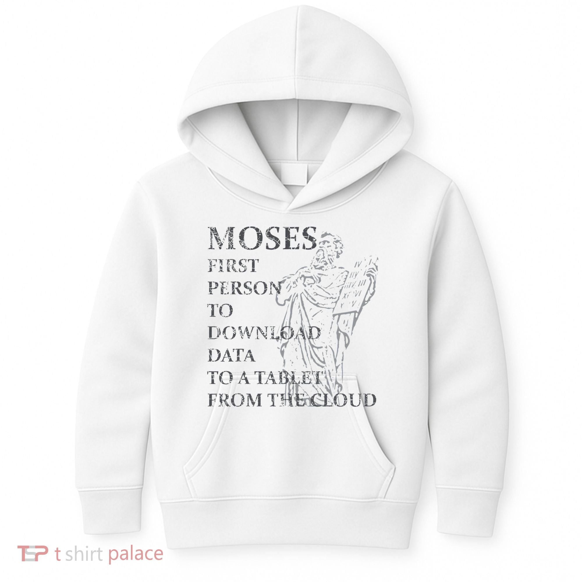 Funny Moses Christian Praise Commandments Humor Kids Hoodie