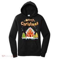 Funny Merry Christmas Gingerbread House Baking Candy Cane Women's Hoodie thumb 0