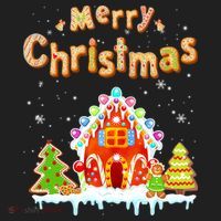 Funny Merry Christmas Gingerbread House Baking Candy Cane Hat thumb 2