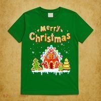 Funny Merry Christmas Gingerbread House Baking Candy Cane T-Shirt thumb 5