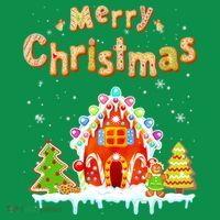 Funny Merry Christmas Gingerbread House Baking Candy Cane Kids Sweatshirt thumb 2