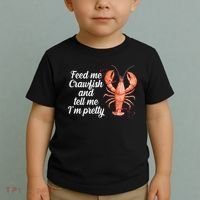 Feed Me Crawfish And Tell Me I'm Pretty Toddler T-Shirt thumb 2