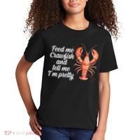 Feed Me Crawfish And Tell Me I'm Pretty Kids T-Shirt thumb 2