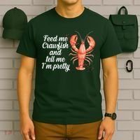 Feed Me Crawfish And Tell Me I'm Pretty T-Shirt thumb 6