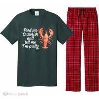 Feed Me Crawfish And Tell Me I'm Pretty Pajama Set thumb 0
