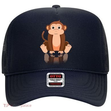 Funny Monkey Chimpanzee Ape Zoo Animal Lover Design Hat