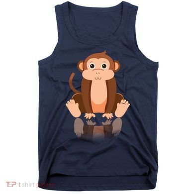 Funny Monkey Chimpanzee Ape Zoo Animal Lover Design Tank Top