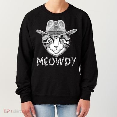 Funny Meowdy Cowboy Cat Women's Sweatshirt