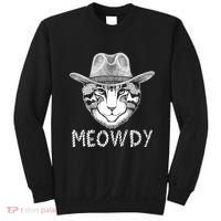 Funny Meowdy Cowboy Cat Sweatshirt thumb 0
