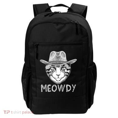 Funny Meowdy Cowboy Cat Backpack