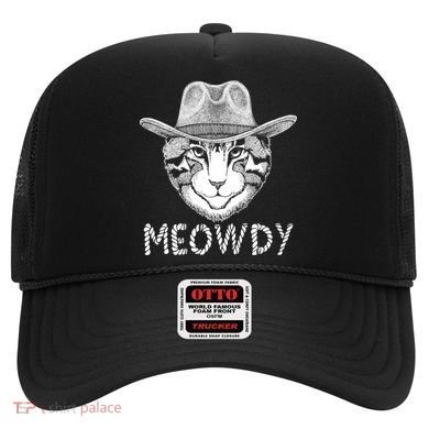 Funny Meowdy Cowboy Cat Hat
