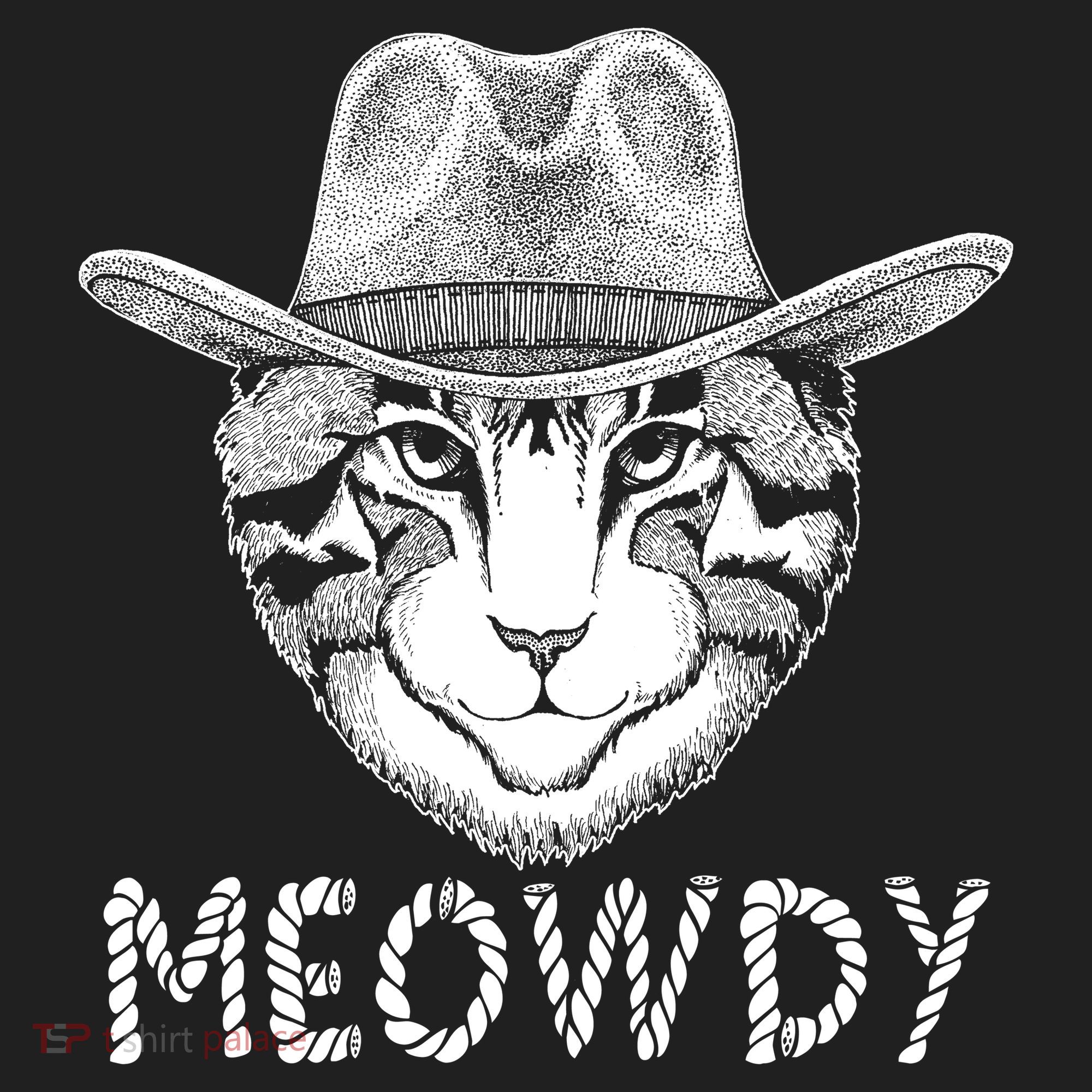Funny Meowdy Cowboy Cat Hat