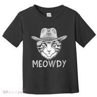 Funny Meowdy Cowboy Cat Toddler T-Shirt thumb 0