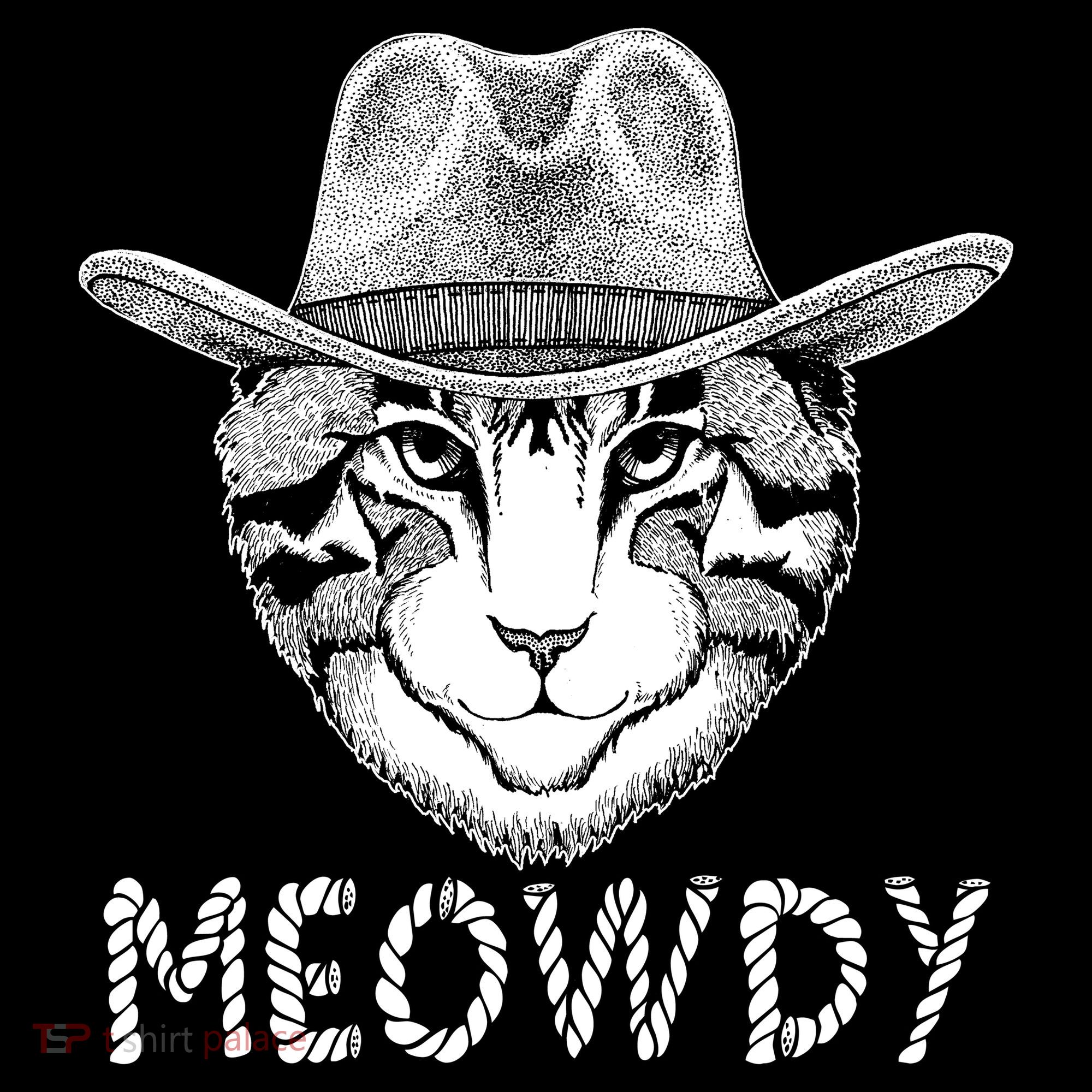 Funny Meowdy Cowboy Cat Kids Sweatshirt