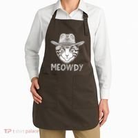 Funny Meowdy Cowboy Cat Apron thumb 2