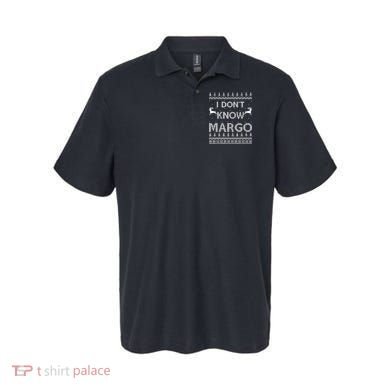 Funny Matching Couple I Dont Know Margo Ugly Christmas Polo