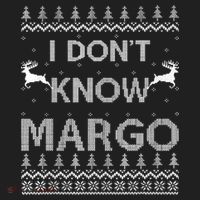 Funny Matching Couple I Dont Know Margo Ugly Christmas Hat thumb 2