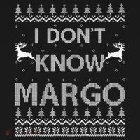 Funny Matching Couple I Dont Know Margo Ugly Christmas Kids Sweatshirt thumb 2