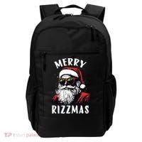 Funny Merry Christmas Rizz Santa Claus Charisma Cool Backpack thumb 0