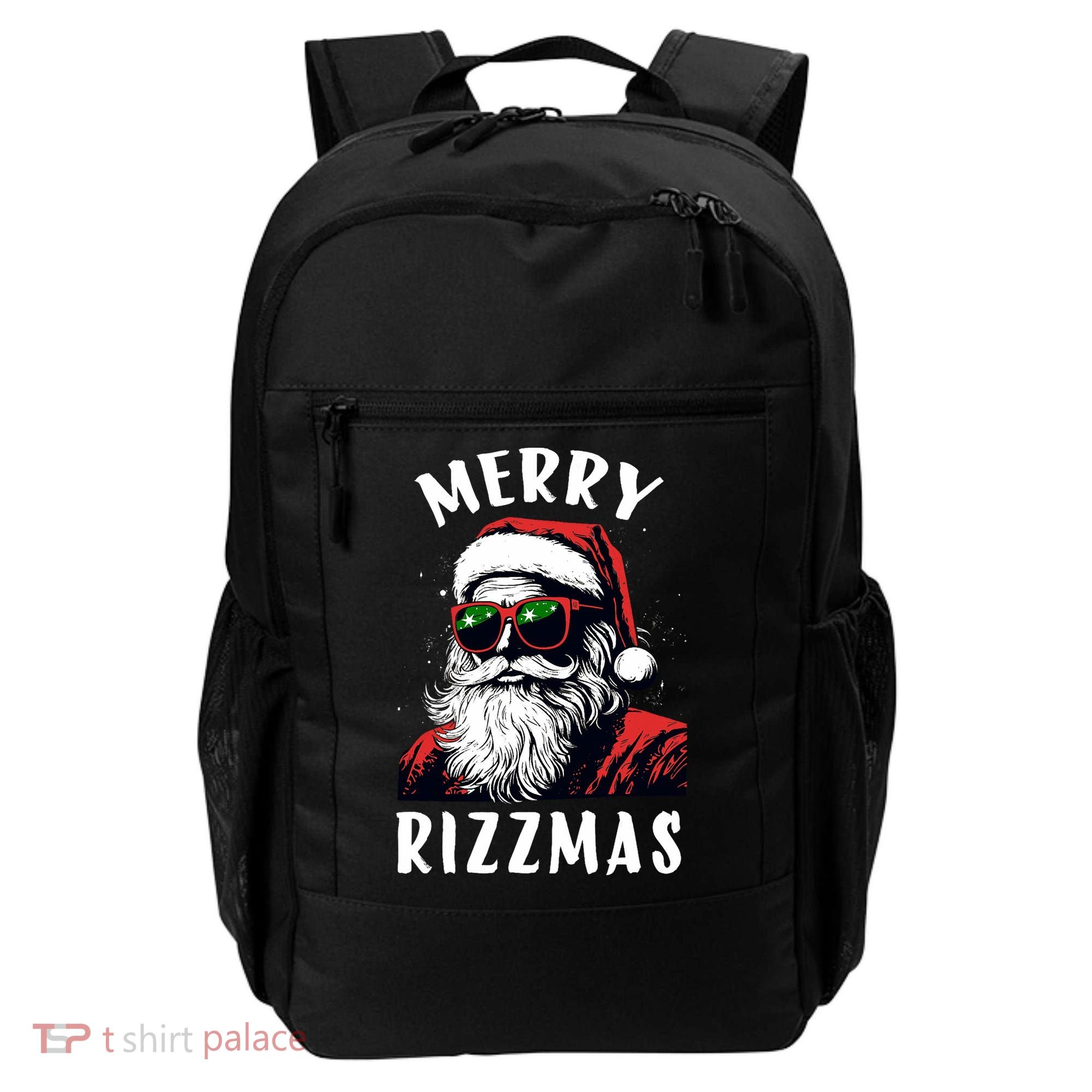 Funny Merry Christmas Rizz Santa Claus Charisma Cool Backpack