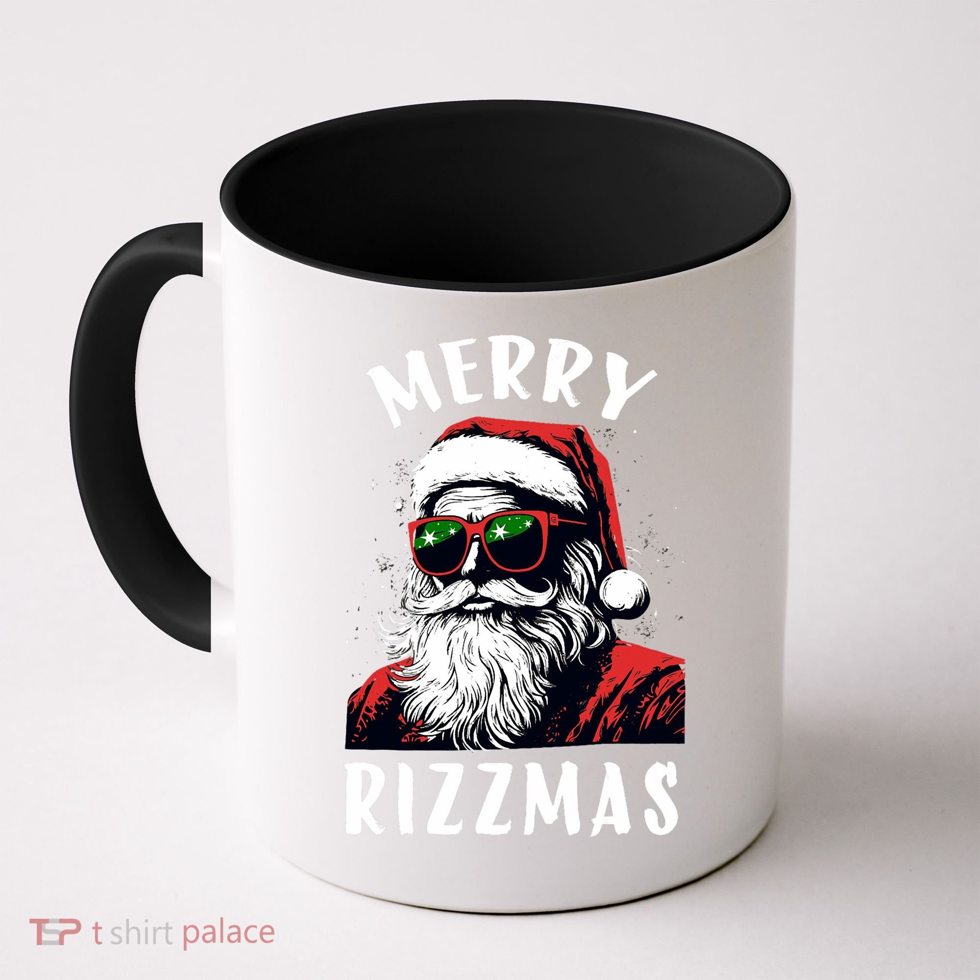 Funny Merry Christmas Rizz Santa Claus Charisma Cool Coffee Mug