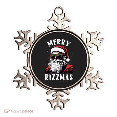 Funny Merry Christmas Rizz Santa Claus Charisma Cool Ornament