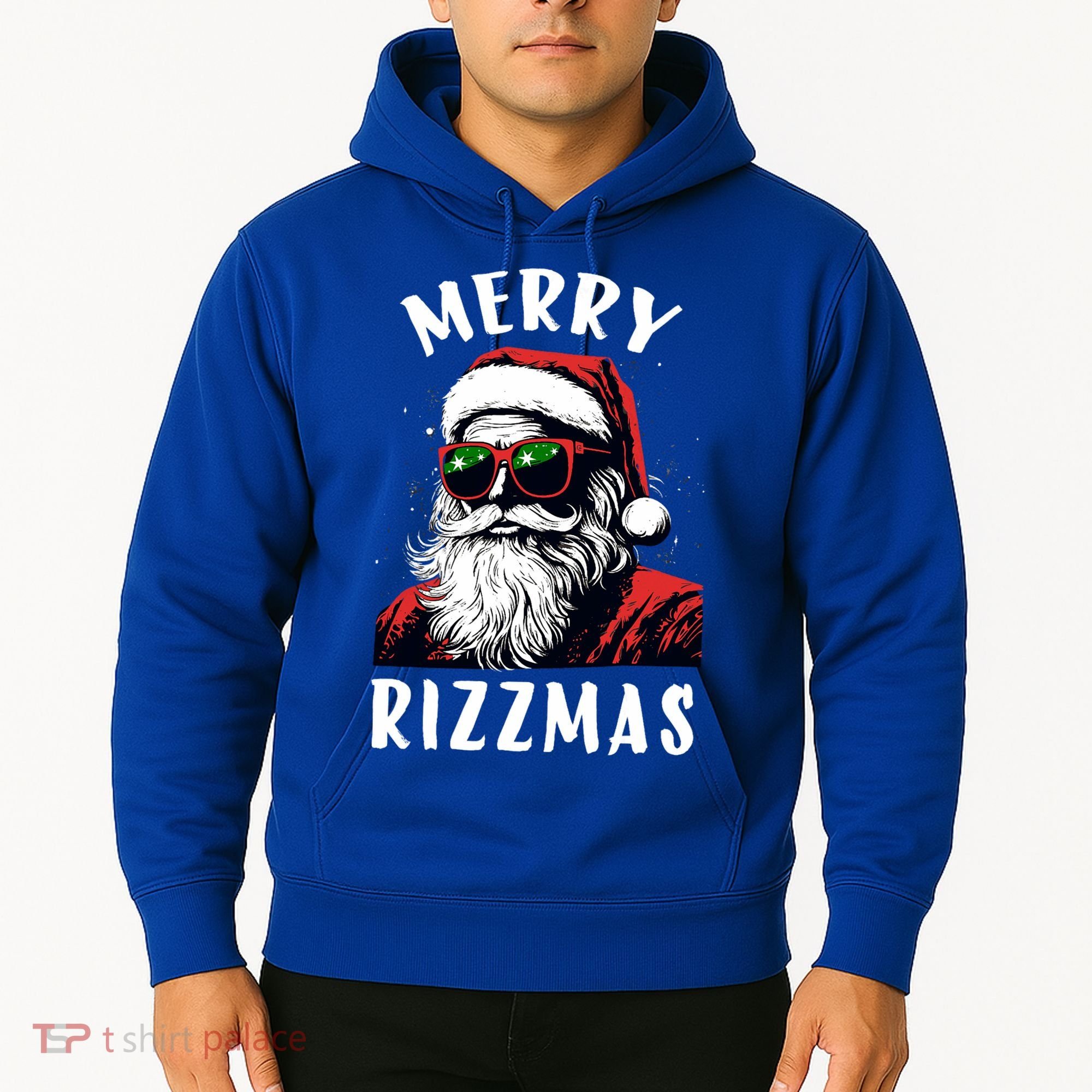 Funny Merry Christmas Rizz Santa Claus Charisma Cool Hoodie
